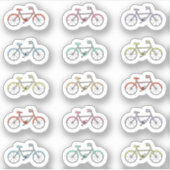 Fietser Fietstracker Planner Sticker (Voorkant)