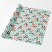 Fietser Fietsurlaub Geschenk Cadeaupapier (Uitgerold)