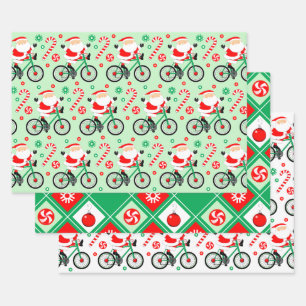 Fietser Fietsurlaub Geschenk Inpakpapier Vel