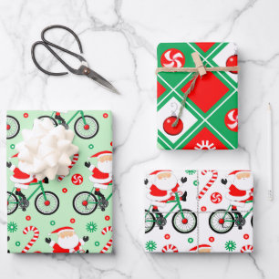 Fietser Fietsvakantie Cadeau Inpakpapier Vel