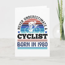 Fietser geboren in 1980 40e Verjaardag Geschenken 