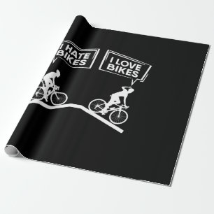 Fietser I Love Bikes Cadeaupapier