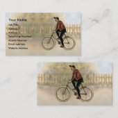  fietser in het land visitekaartje (Voorkant / Achterkant)