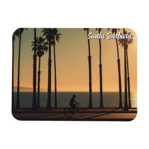 Fietser in Santa Barbara Californië Magneet
