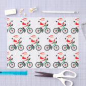 Fietser Kerstfiets Tissuepapier (Craft)
