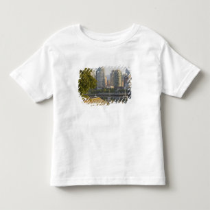 Fietser langs het Seawall Trail in het centrum Kinder Shirts