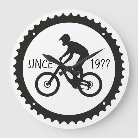 Fietser Logo Grote Klok (Voorkant)
