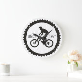 Fietser Logo Grote Klok (Huis)