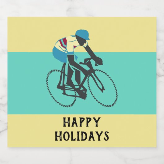 Fietser nr. 3 bier etiket (Enkel label)