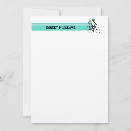 Fietser nr. 3 notitiekaartje (Voorkant)