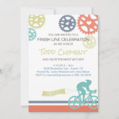 Fietser Road Bike Invitation Kaart (Voorkant)