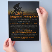 Fietser 's Nachts, Fietsclub Reclamefolder Flyer (Hand)