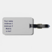 fietser uil bagagelabel (Achterkant horizontaal)