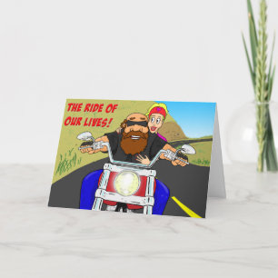Fietser Valentijn Feestdagen Kaart