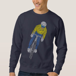 Fietser Word Art Fiets Trui