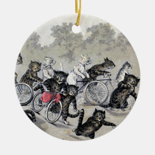 Fietserijdeksels Keramisch Ornament (Voorkant)