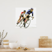 Fietserracers -Kleur -4 Poster (Keuken)