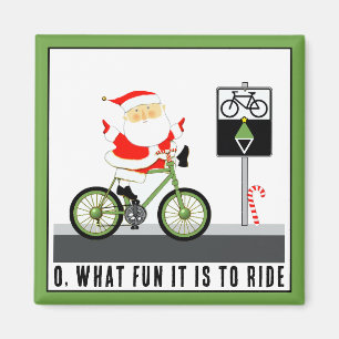 Fietsers Kerstcadeautjes Magneet
