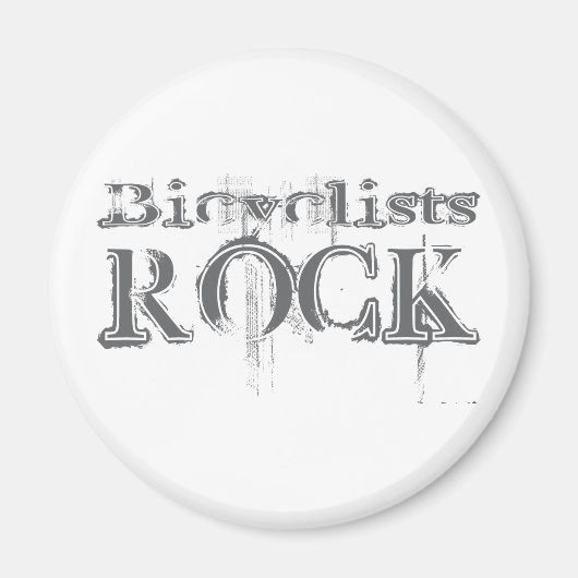 Fietsers Rock Magneet (Voorkant)