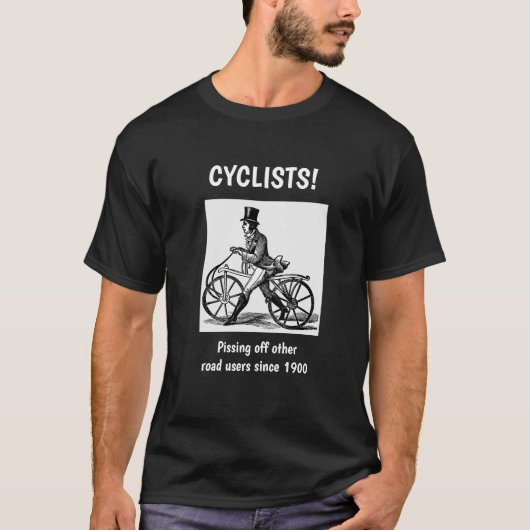 Fietsers T-shirt (Voorkant)
