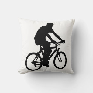 Fietsersilhouet Kussen