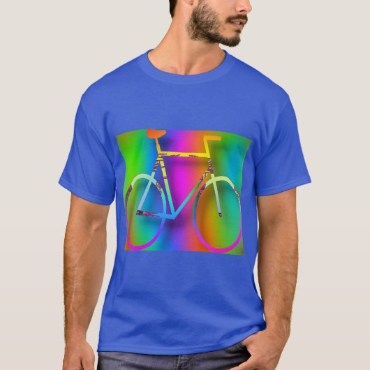 Fietsfiets Royal Blue T-shirt (Voorkant)