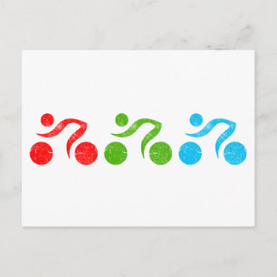 Fietsfilters in actie briefkaart