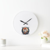 fietsgeest grote klok (Huis)