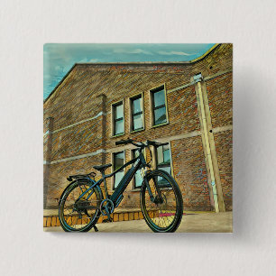 Fietsgeschenken voor haar vierkante button 5,1 cm