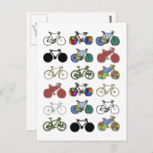 fietsgroepafbeeldingen briefkaart (Voorkant / Achterkant)