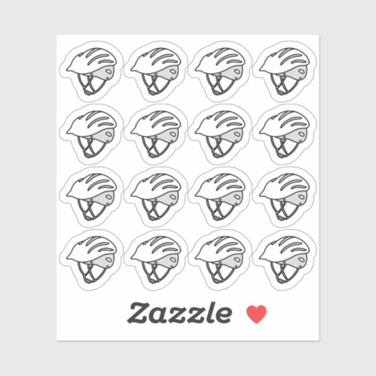 Fietshelm Fietsoefening Workout Bujo Planner Sticker (Vel)