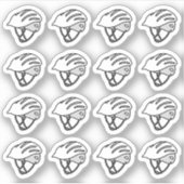 Fietshelm Fietsoefening Workout Bujo Planner Sticker (Voorkant)