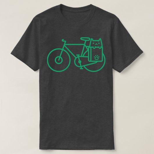 Fietskat T-shirt (Design voorkant)
