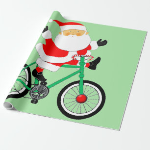 Fietskerst Vakantie Fietstochten Cadeaupapier