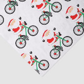 Fietskerstfiets Tissuepapier (Detail)