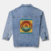 Fietskettingreactie van Geweldige Denim Jacket (Achterkant)