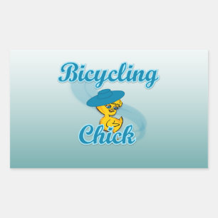 Fietskick #3 rechthoekige sticker