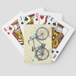 fietskringloop afspeelkaarten pokerkaarten