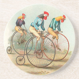  fietskuikens zandsteen onderzetter