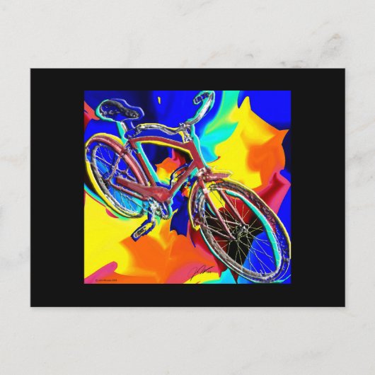 fietskunst briefkaart (Voorkant)