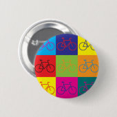 Fietskunst Pop Ronde Button 5,7 Cm (Voorkant /achterkant)