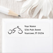 Fietskunst swash etiket (Insitu)