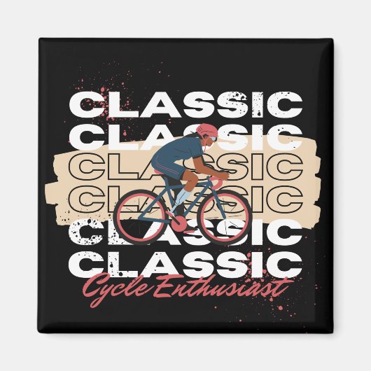 Fietsliefhebber Magneet (Voorkant)