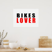Fietsliefhebber Poster (Keuken)
