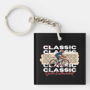 Fietsliefhebber Sleutelhanger