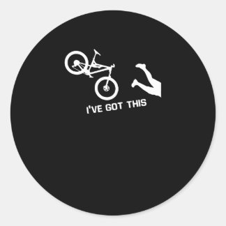 Fietsliefhebber|Volg me niet ik heb tijden Ronde Sticker