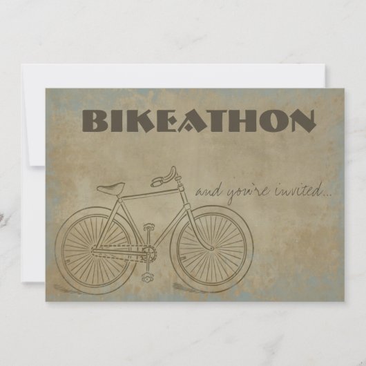 Fietsmarathon Uitnodiging (Voorkant)