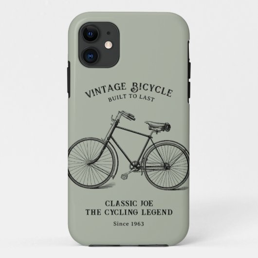  fietsnaam geboortejaar Aangepast Case-Mate iPhone Case (Achterkant)