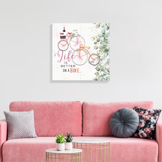 Fietsofferte Canvas Afdruk (Insitu (Woonkamer))