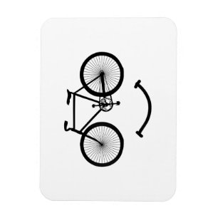 Fietson en lach T-shirt Fietsshirt Zwart Magneet